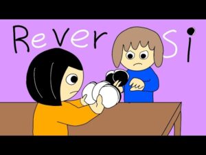オセロのルールを知らない男達によるオセロ対決【ひまつぶしアニメ】